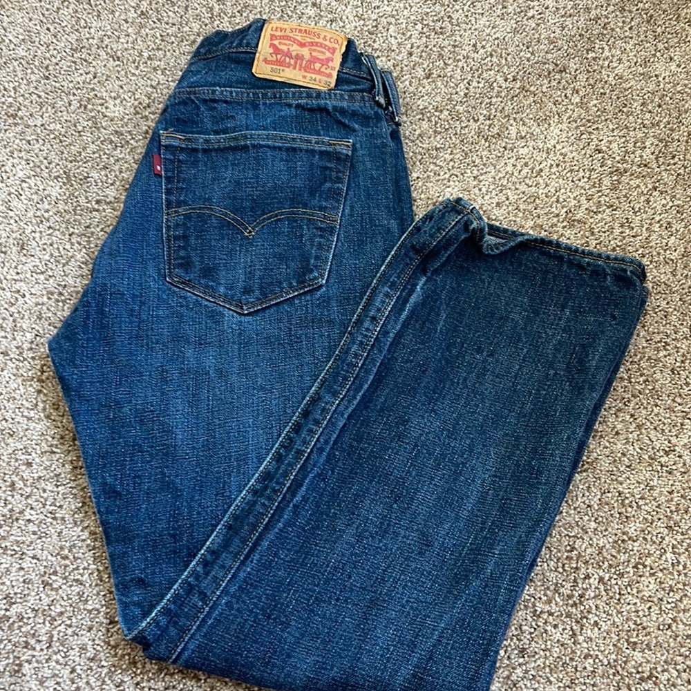 Levi’s 501 button fly jeans